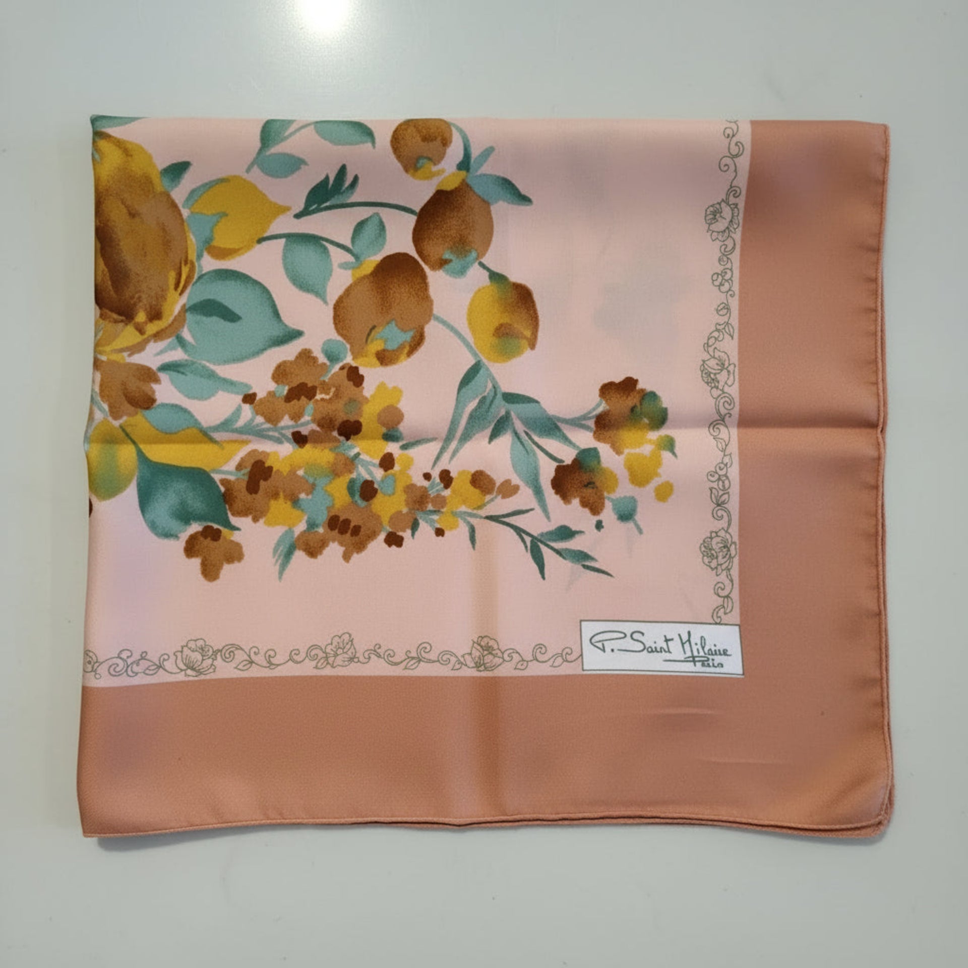 Vintage P. Saint Hilaire Scarf - from Paris