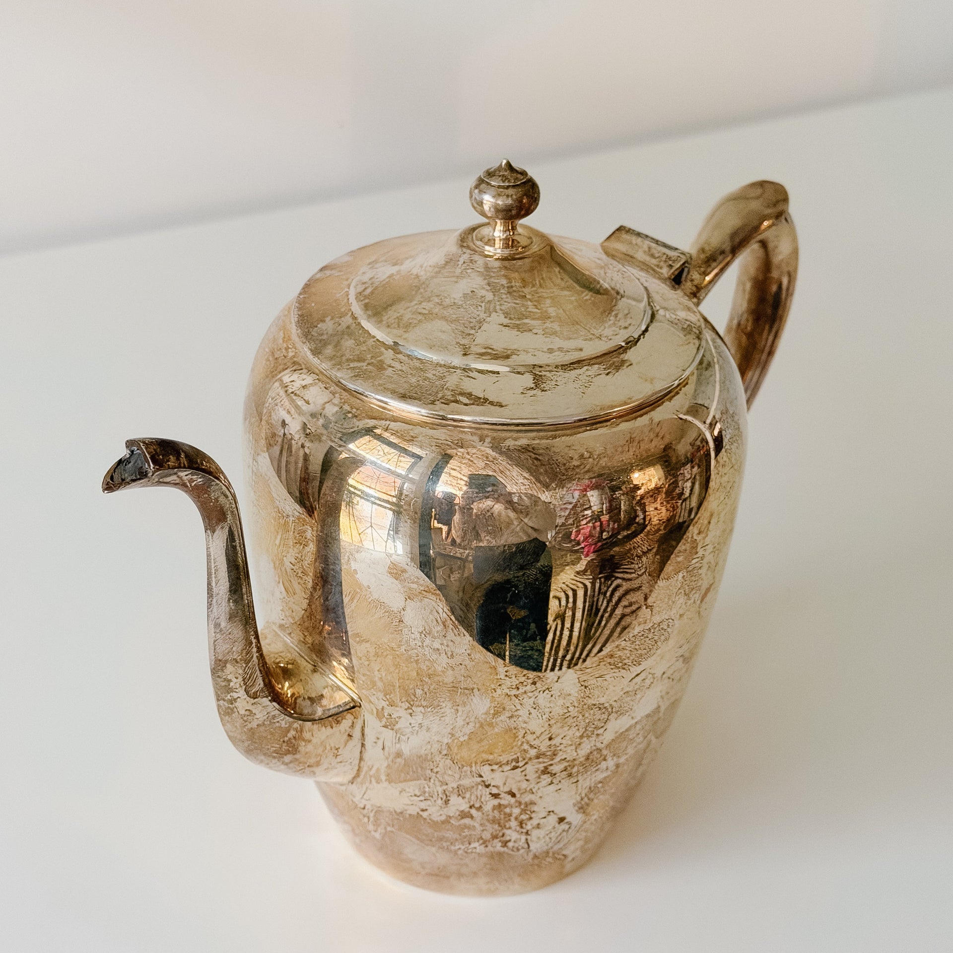 Vintage Silver-Plated Teapot - from Paris