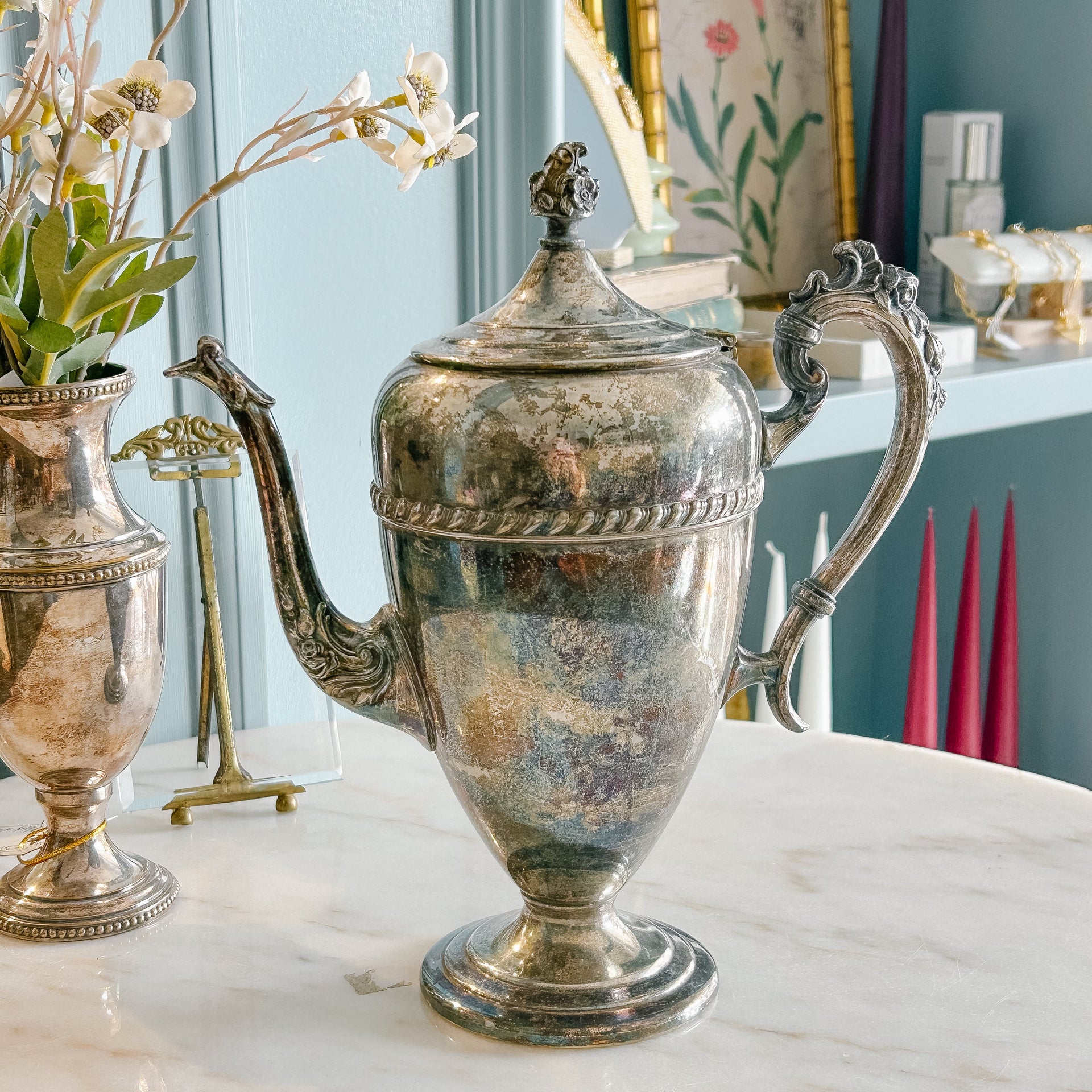 Silver Plated Coffee Pot - from Paris