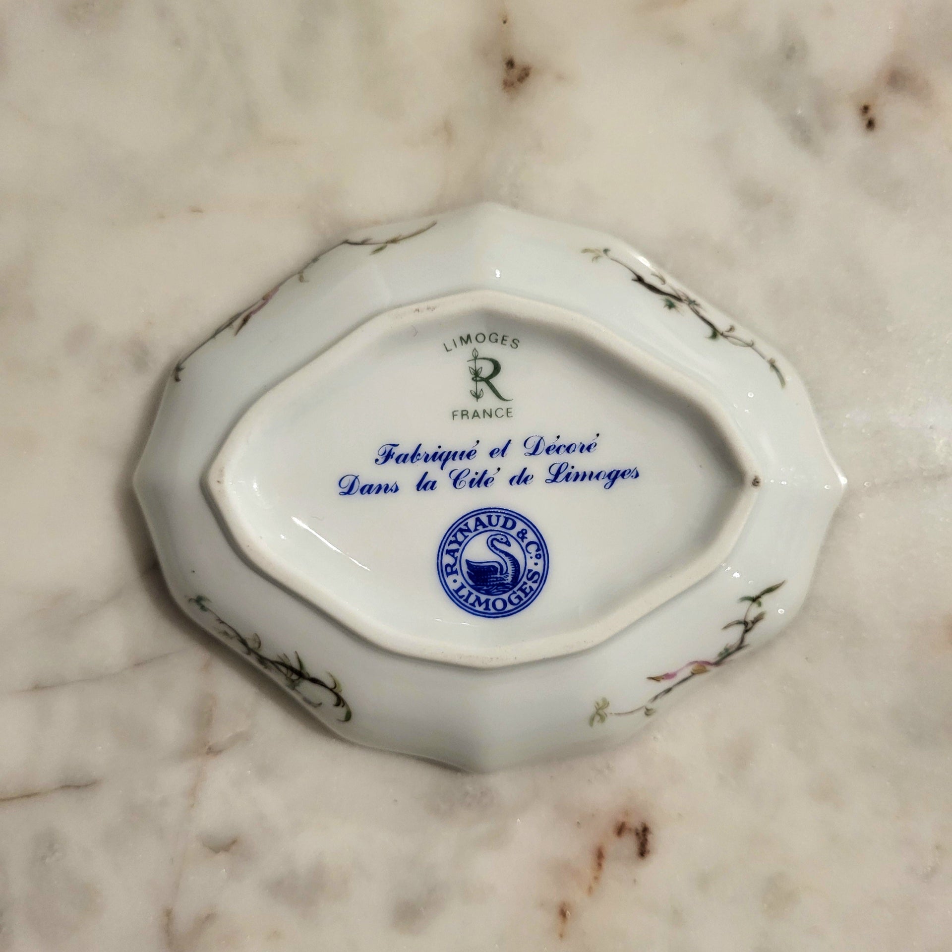 Si Kiang Limoges Jewelry Dish - from Paris