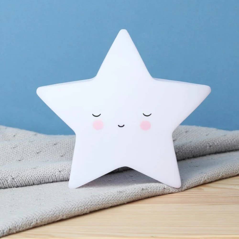 A Little Lovely Co Little Light - Sleeping White Star