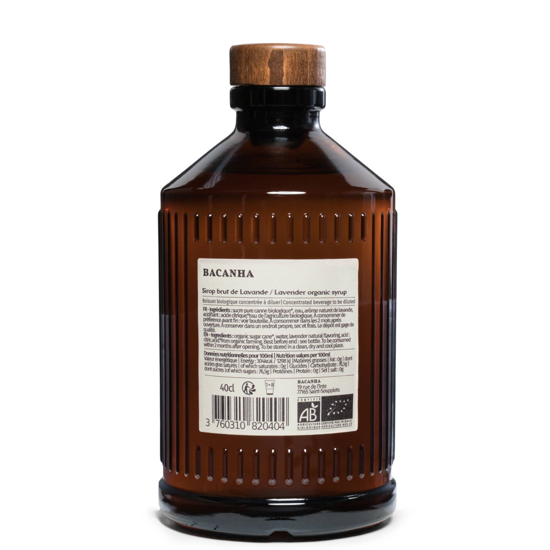 Raw Lavender Organic Syrup - 400ml