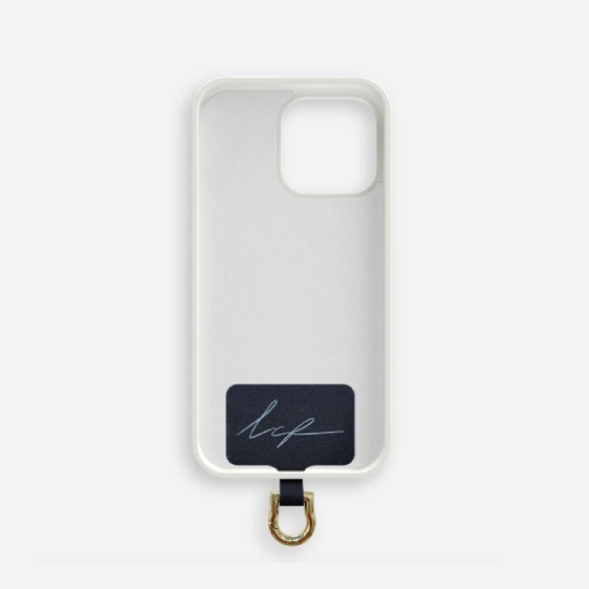 La Coque Francaise Universal Phone Chain Adapter - Black with Gold