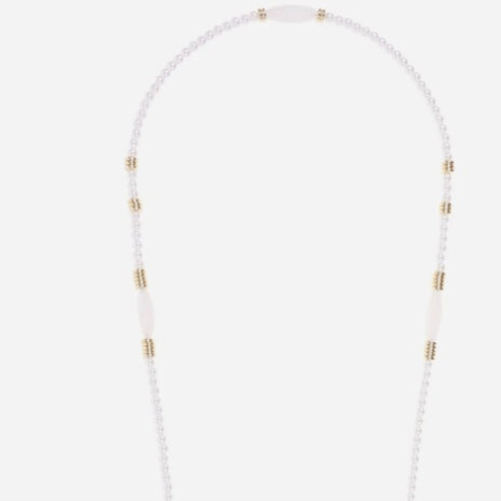 La Coque Francaise Sola Phone Chain - Pearl & Gold