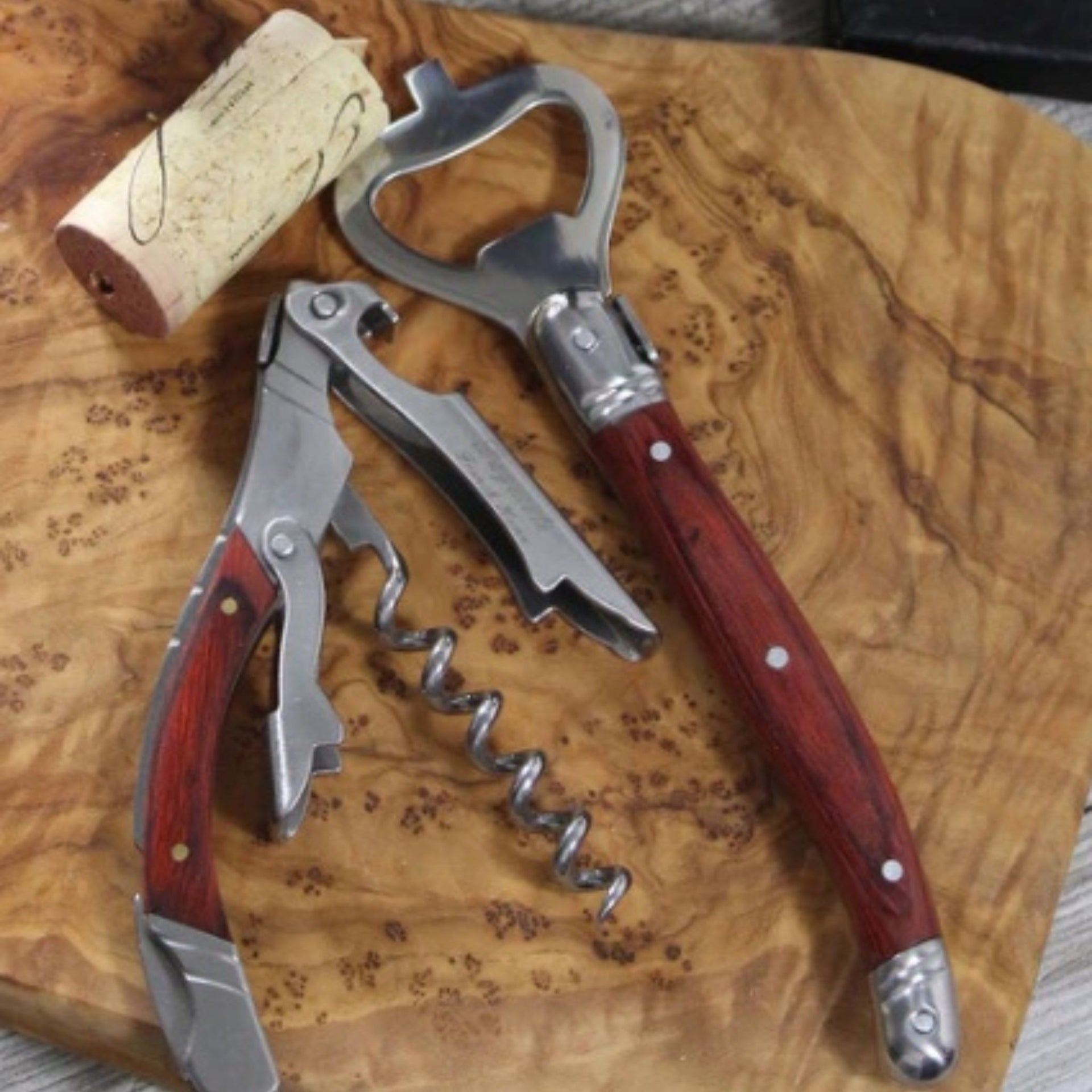 Laguiole Barware Opener & Corkscrew Set