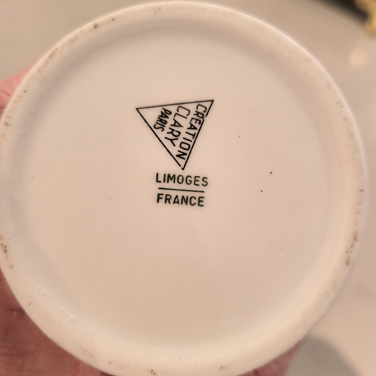 Vintage Limoges Porcelain Jar - from Paris