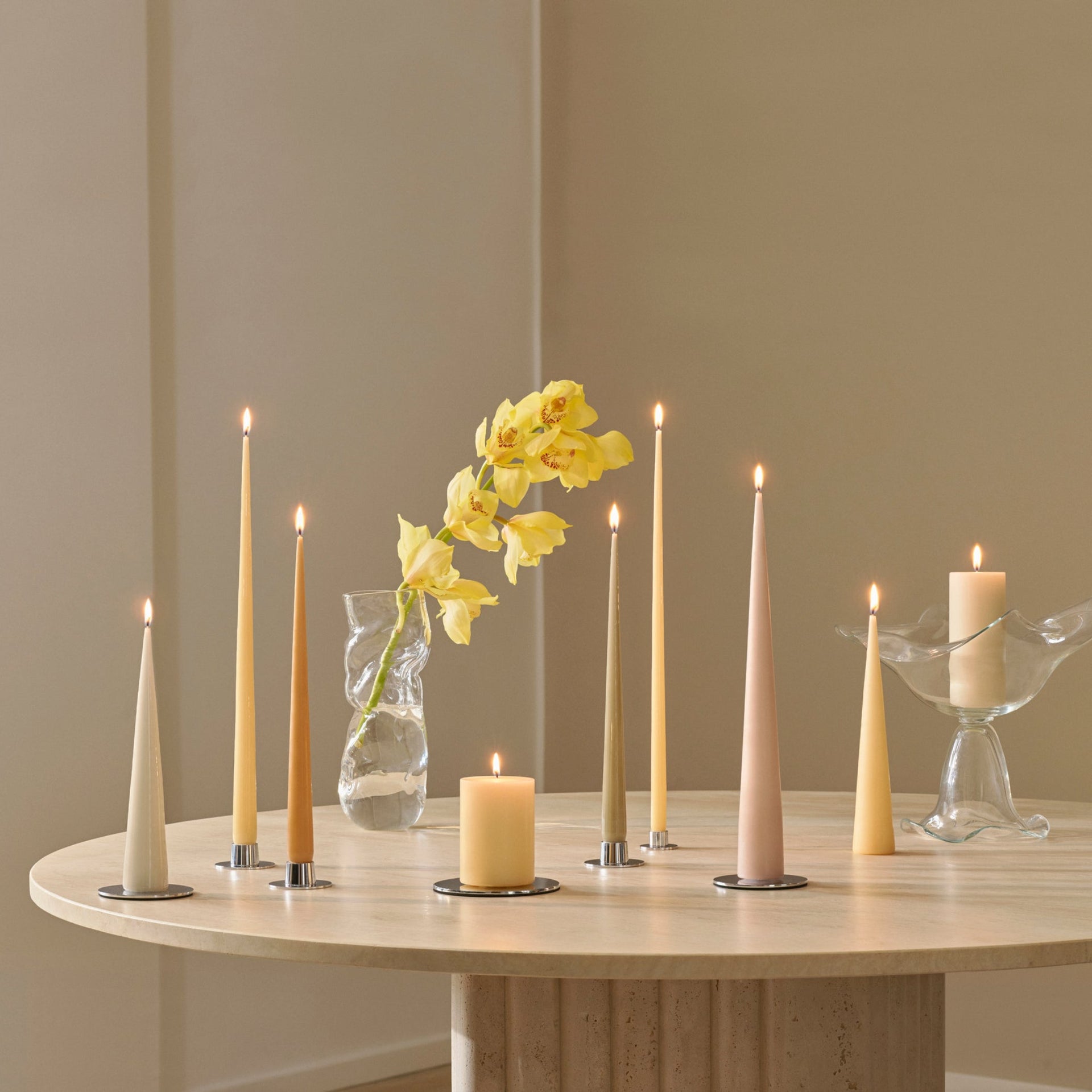 Ester & Erik Cone Candle - Ice Latte