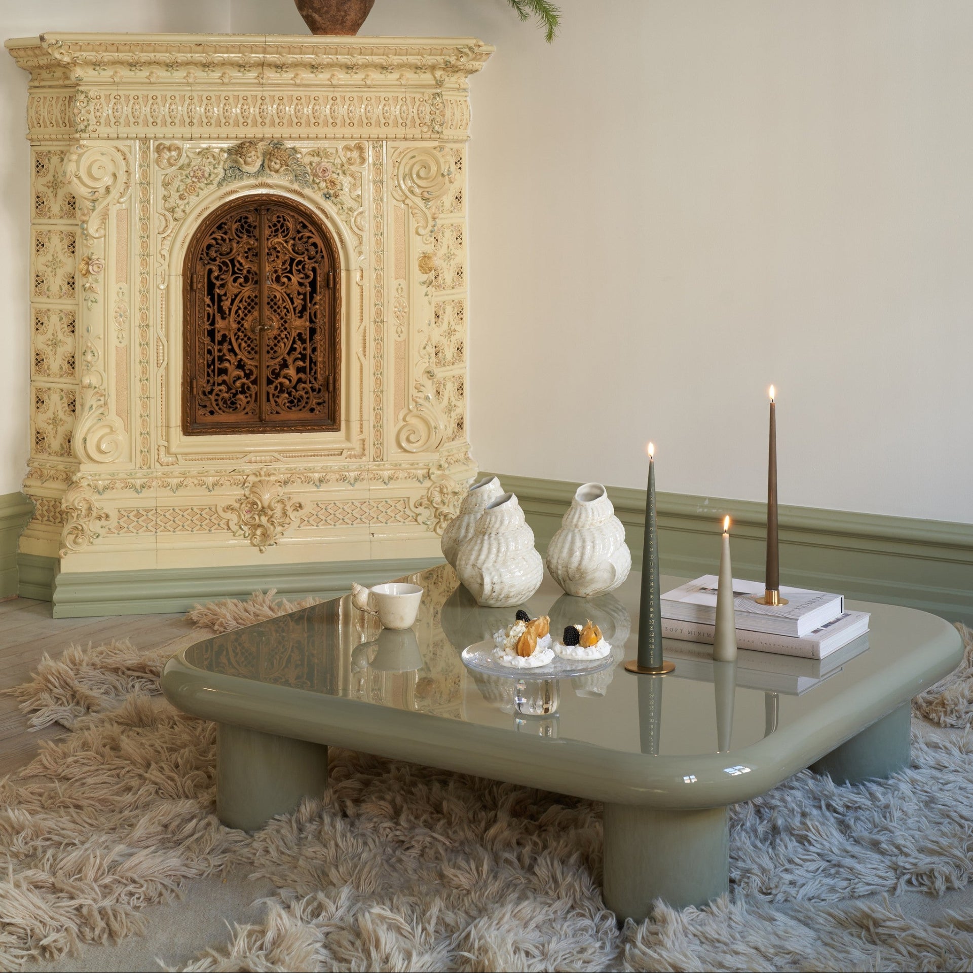 Ester & Erik Cone Candle - Green Soil
