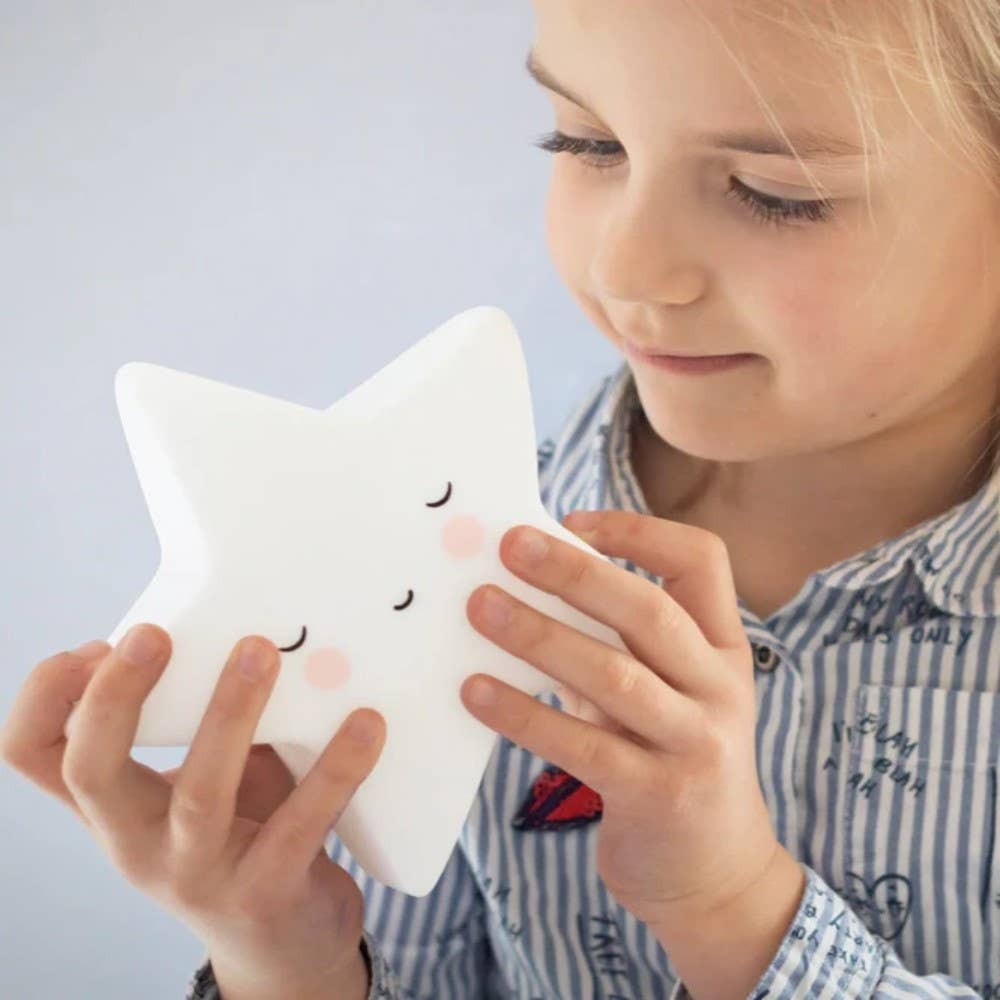 A Little Lovely Co Little Light - Sleeping White Star