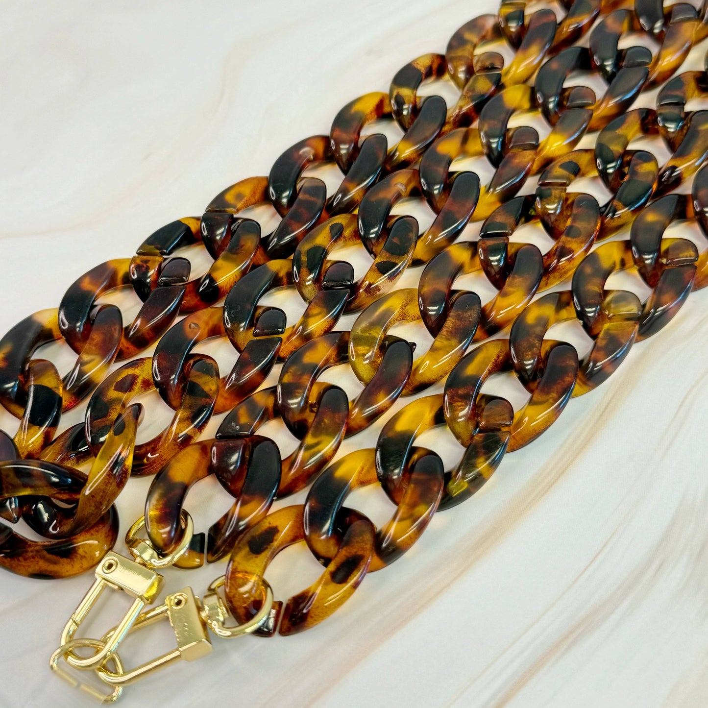Phone Lanyard: Brownie Swirl Tortoise