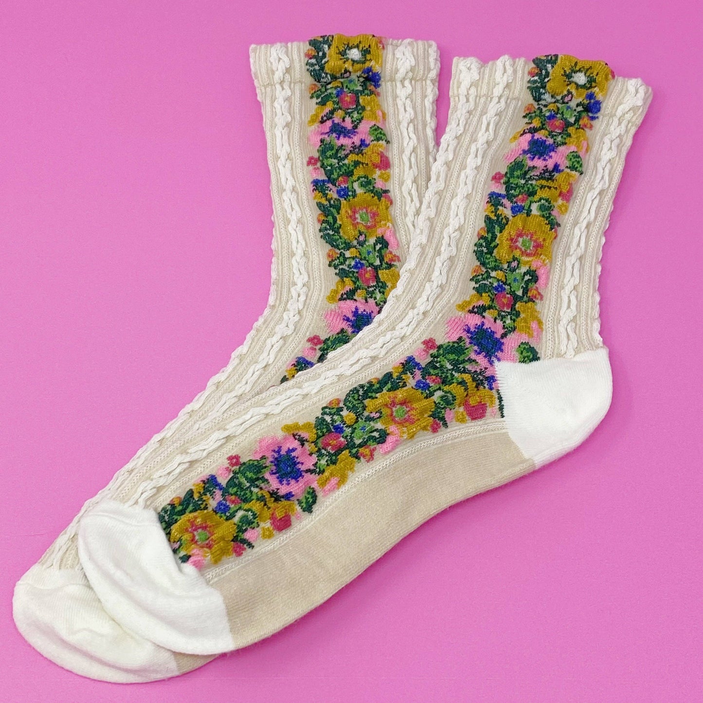 Floral Beauty Socks