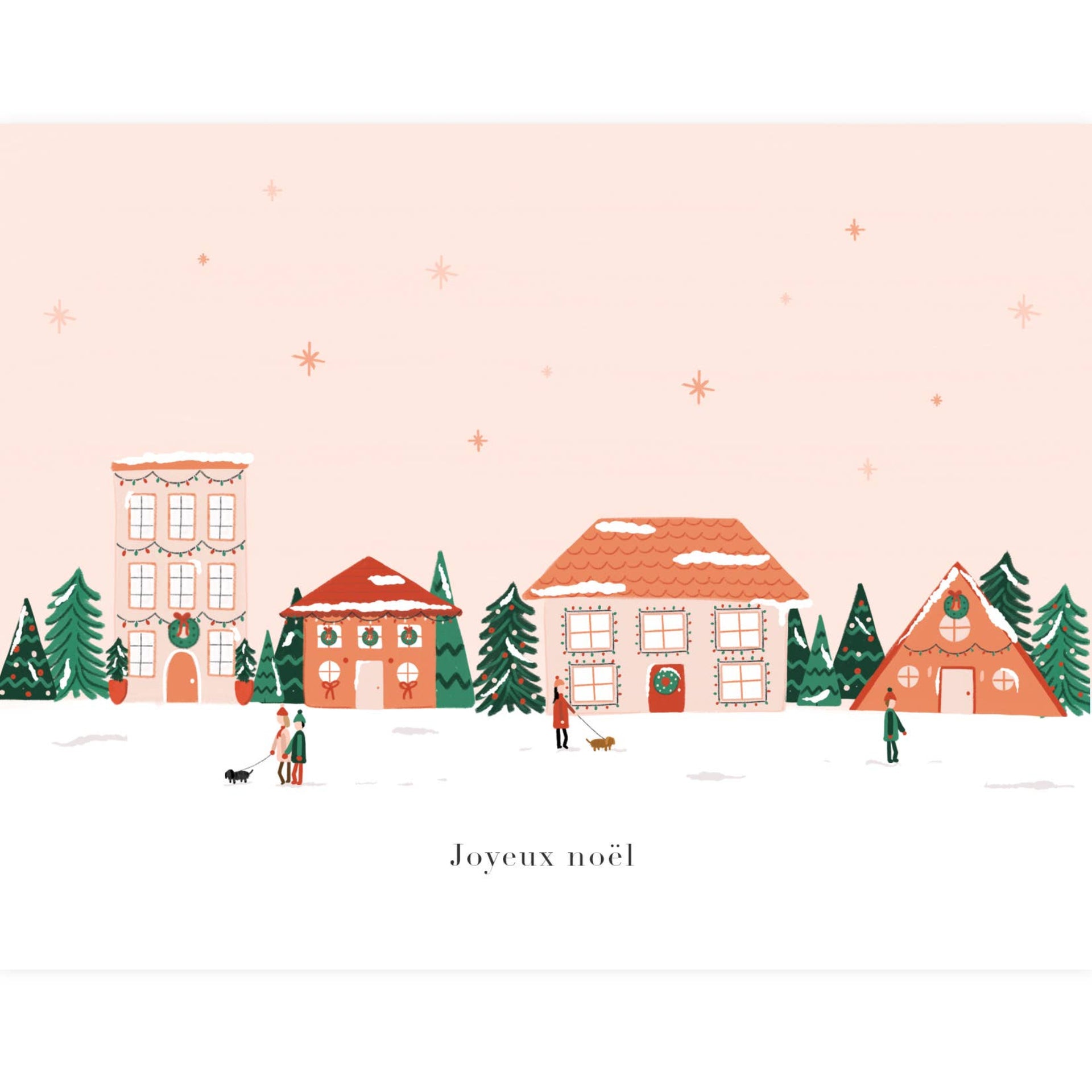 Paige & Willow Christmas Village Card