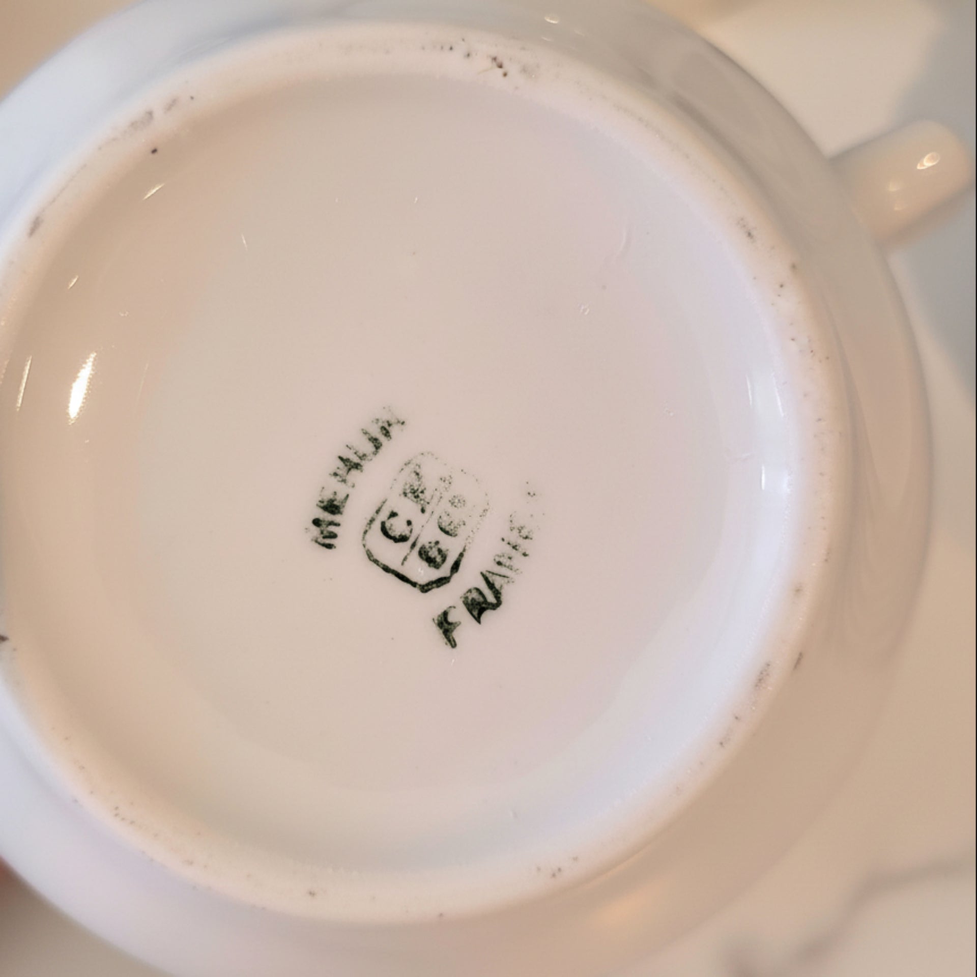 Vintage Pillivuyt Porcelain Pitcher - from Paris