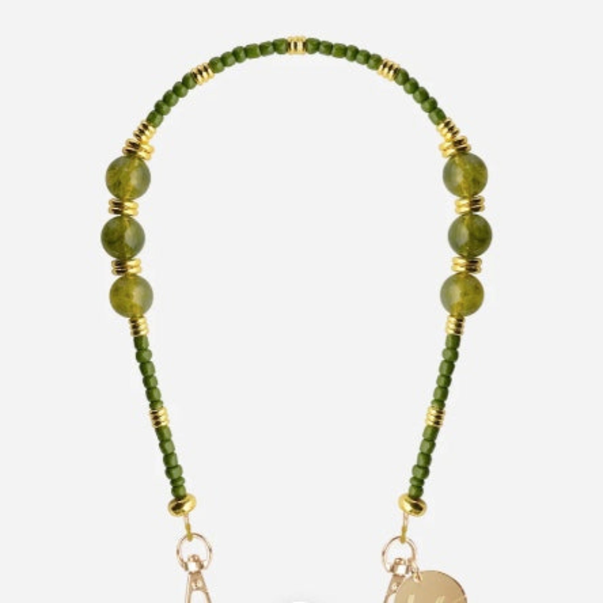La Coque Francaise Iris Short Phone Chain - Khaki