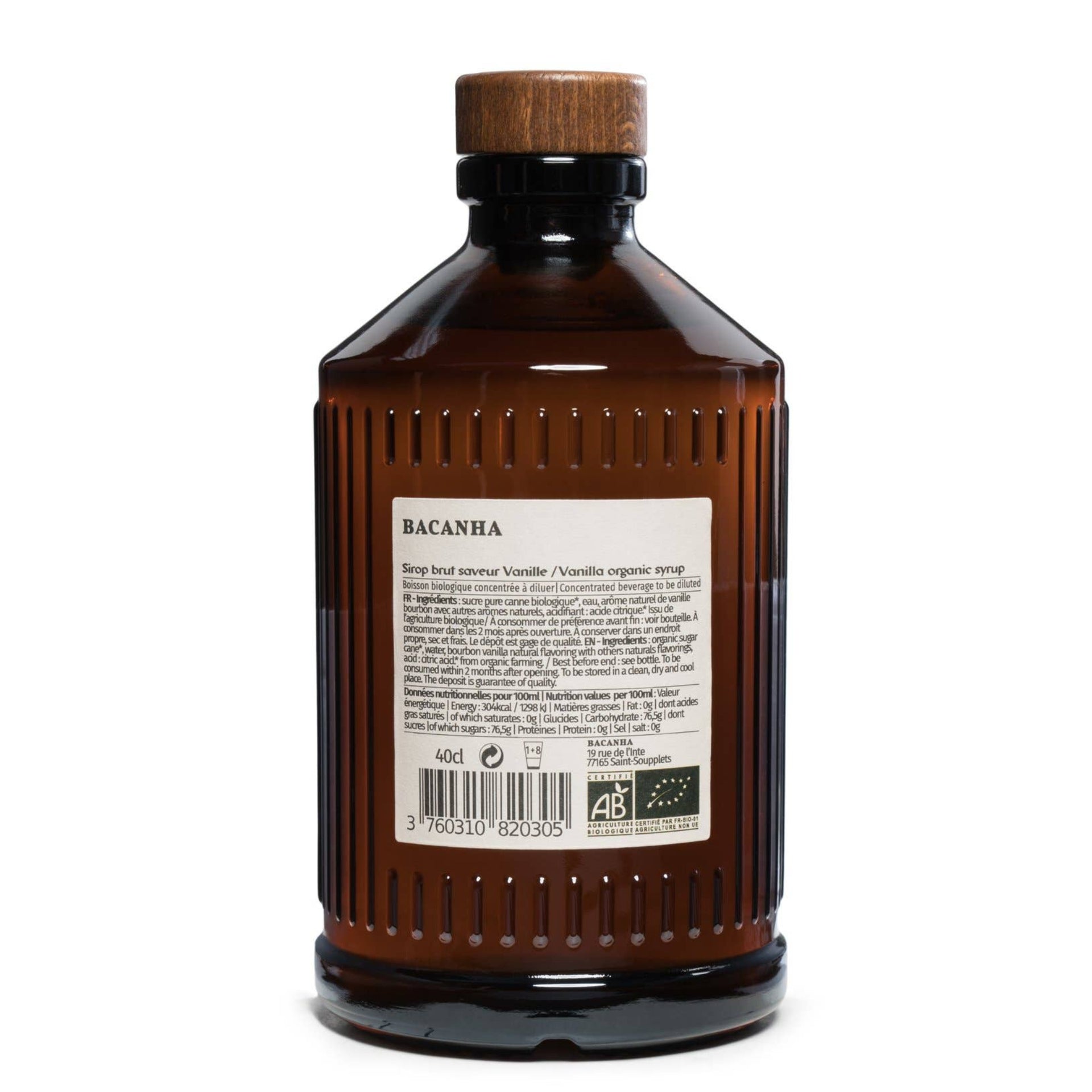 Raw Vanilla Organic Syrup - 400ml