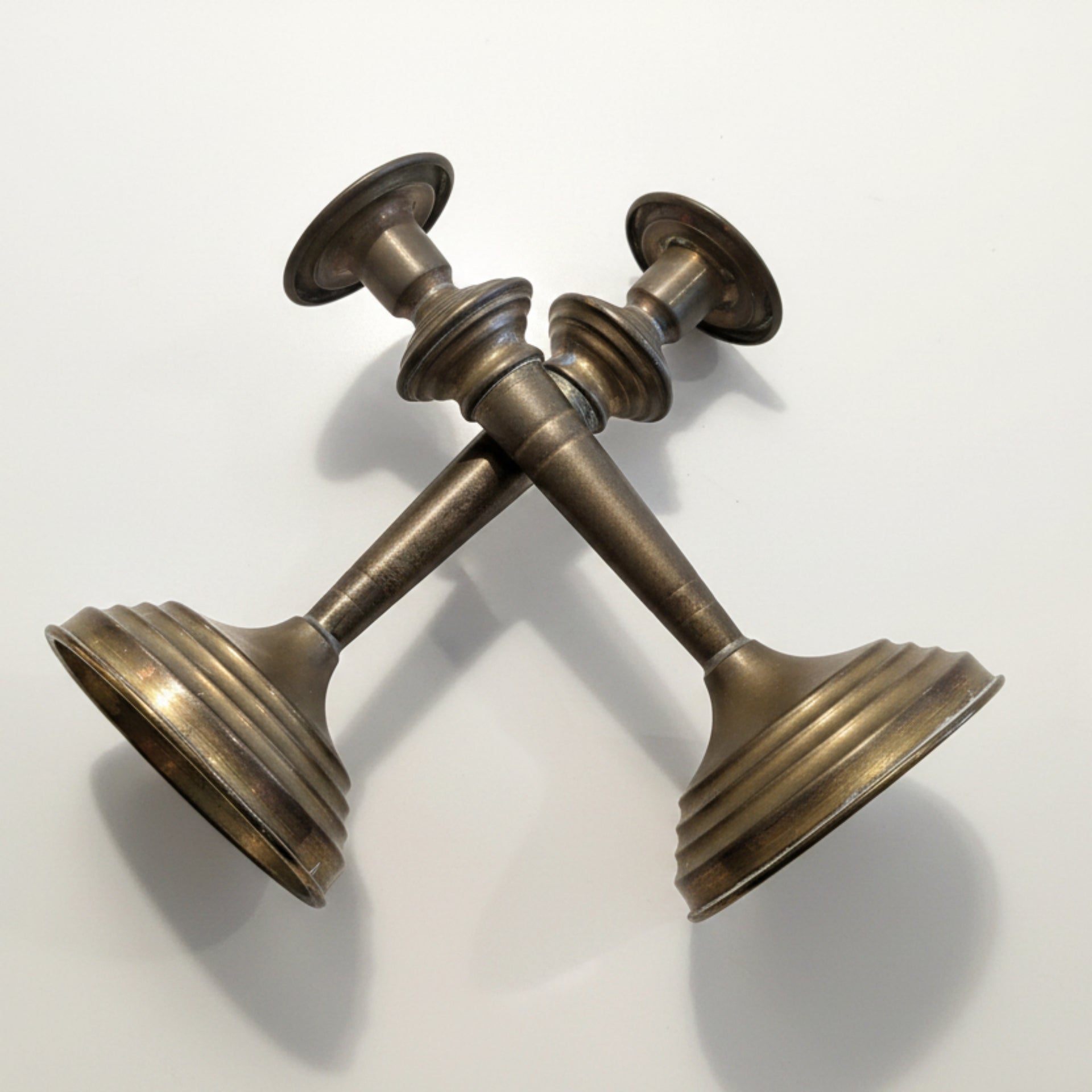 Pair of Vintage Candle Holders - from Paris