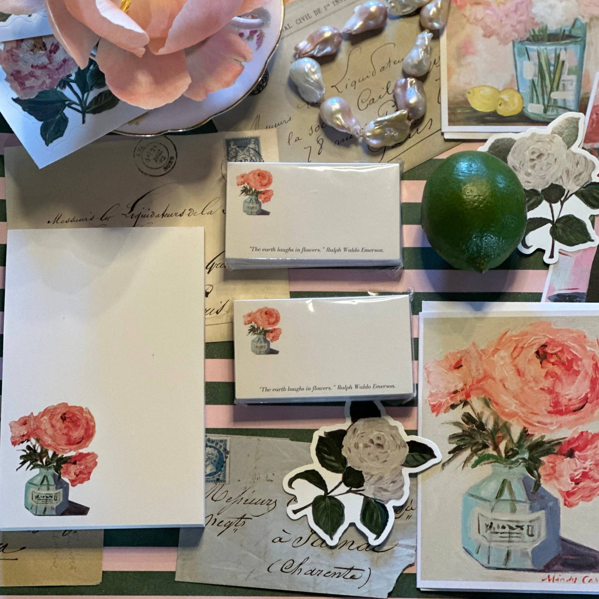 Carpe Diem Papers - Peony Le Petit Notepad