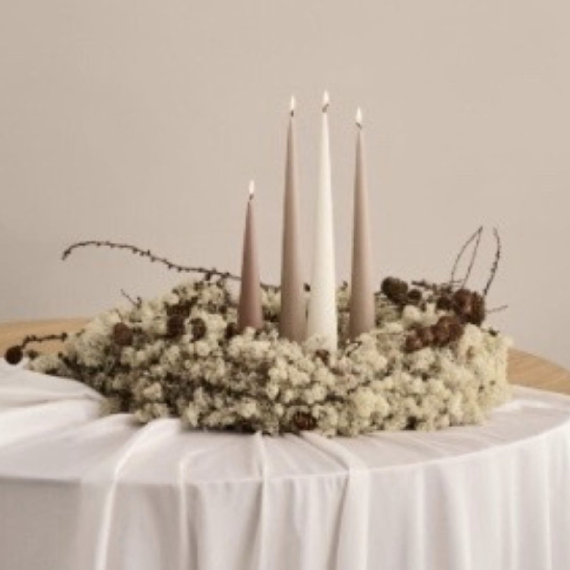 Ester & Erik Cone Candle - Ivory