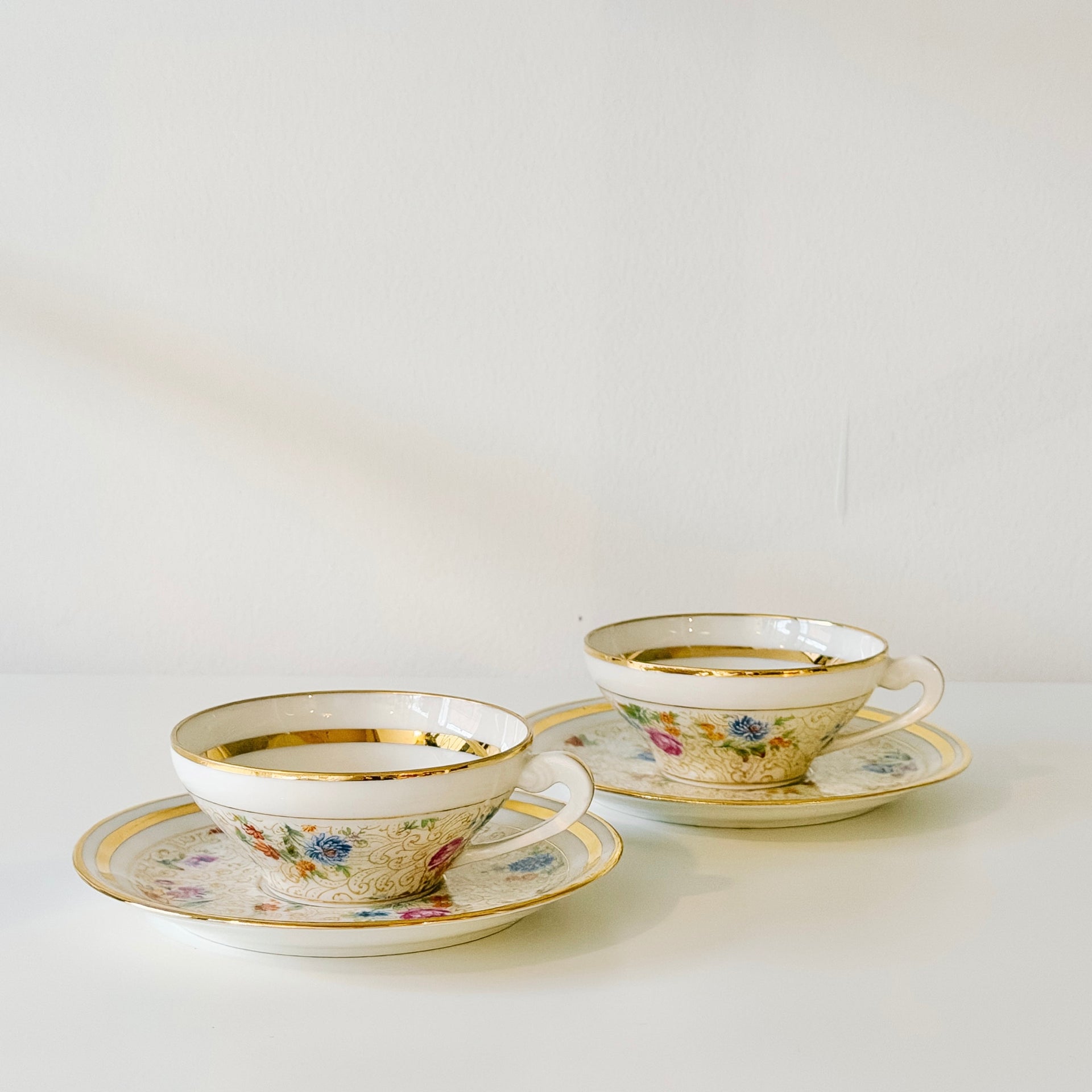 Vintage Teacup and Saucer - From Paris