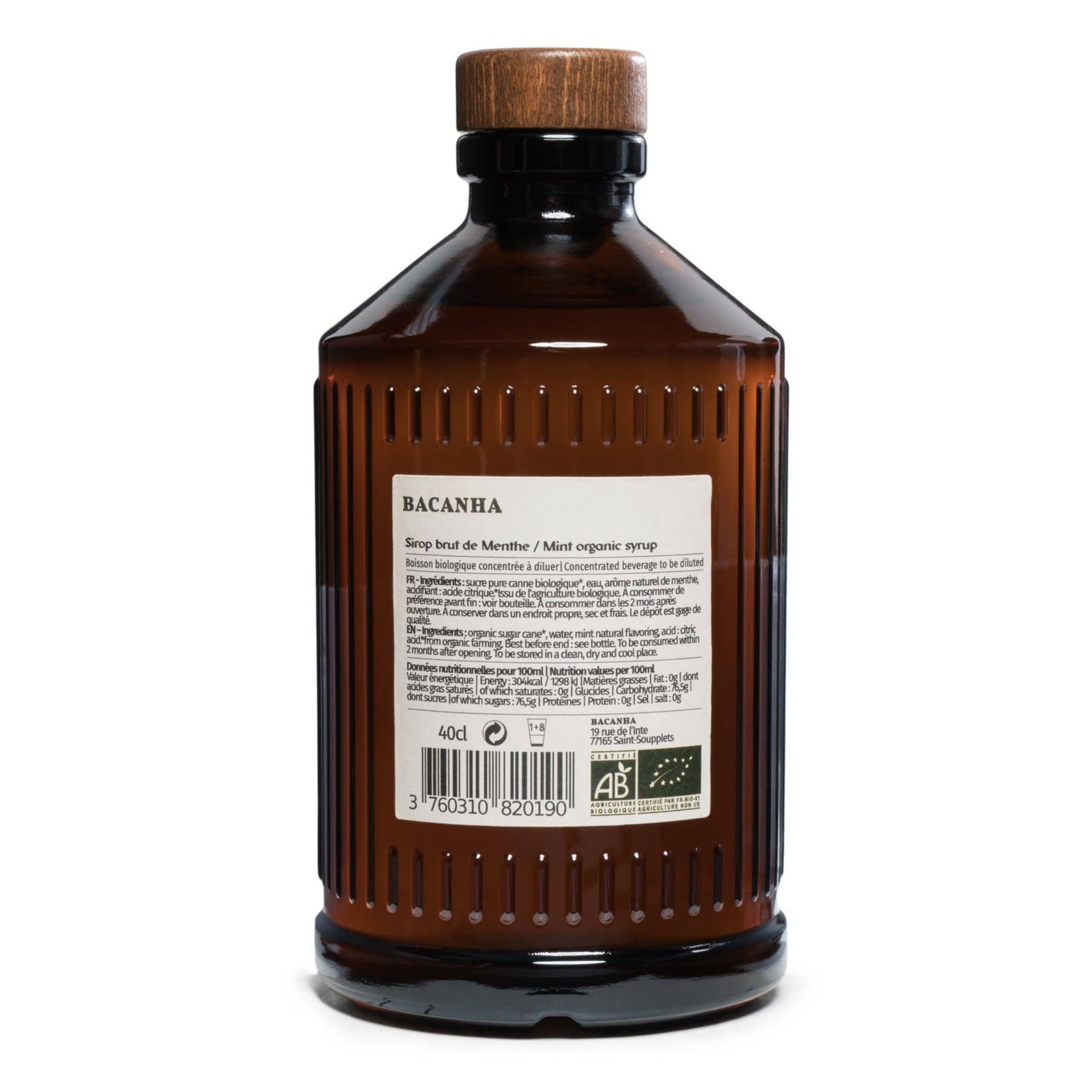 Raw Mint Organic Syrup -400ml