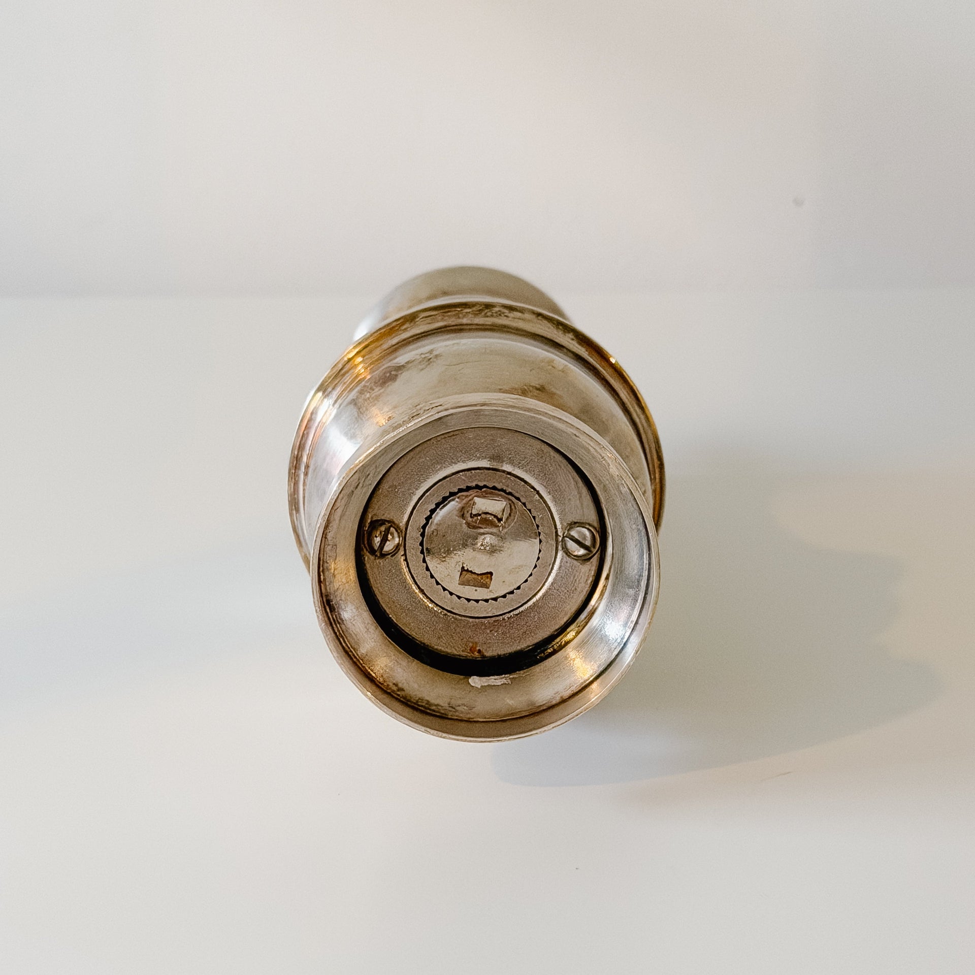 Vintage Silver-Plated Pepper Grinder - from Paris