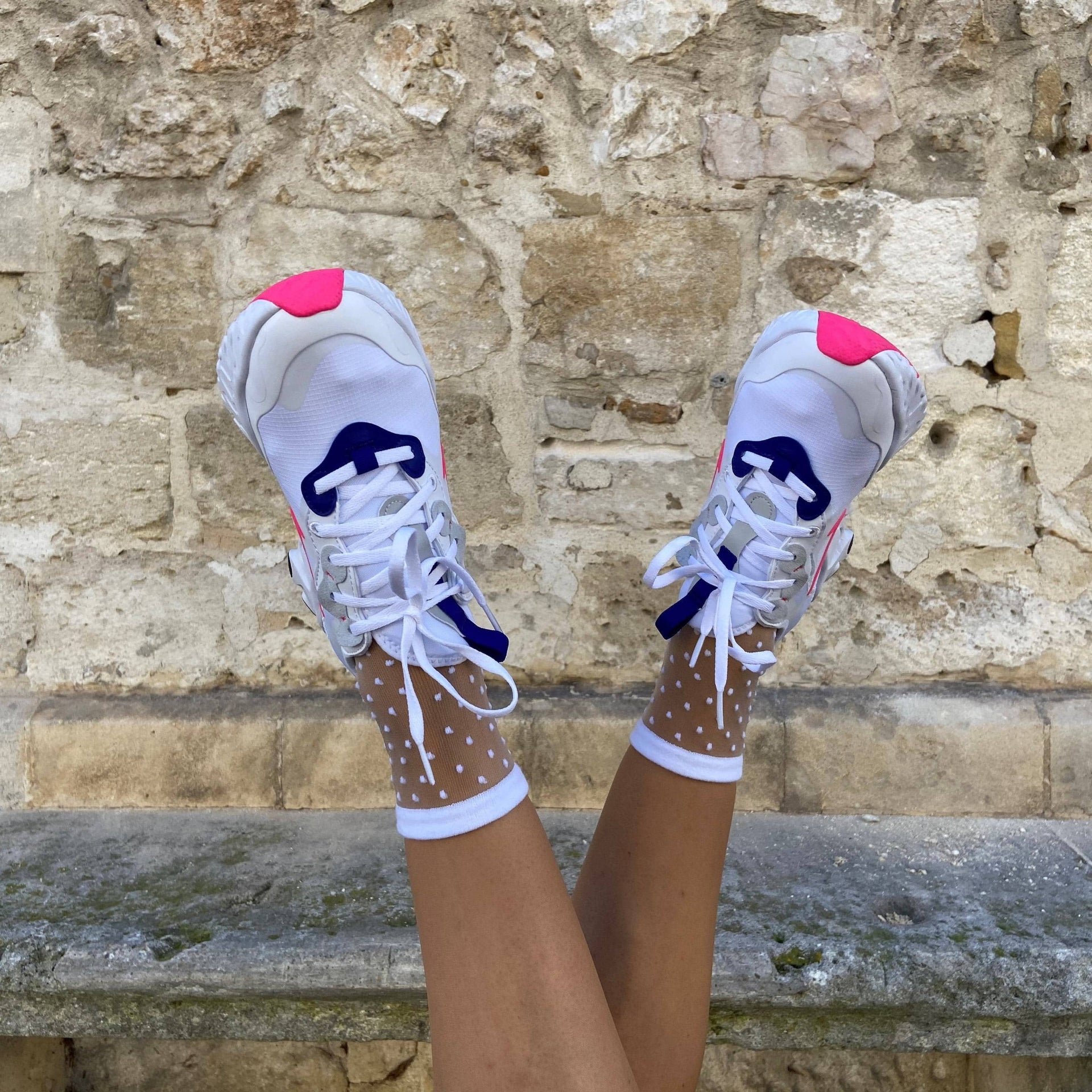 Sockette Transparent Pumetis Socks - White