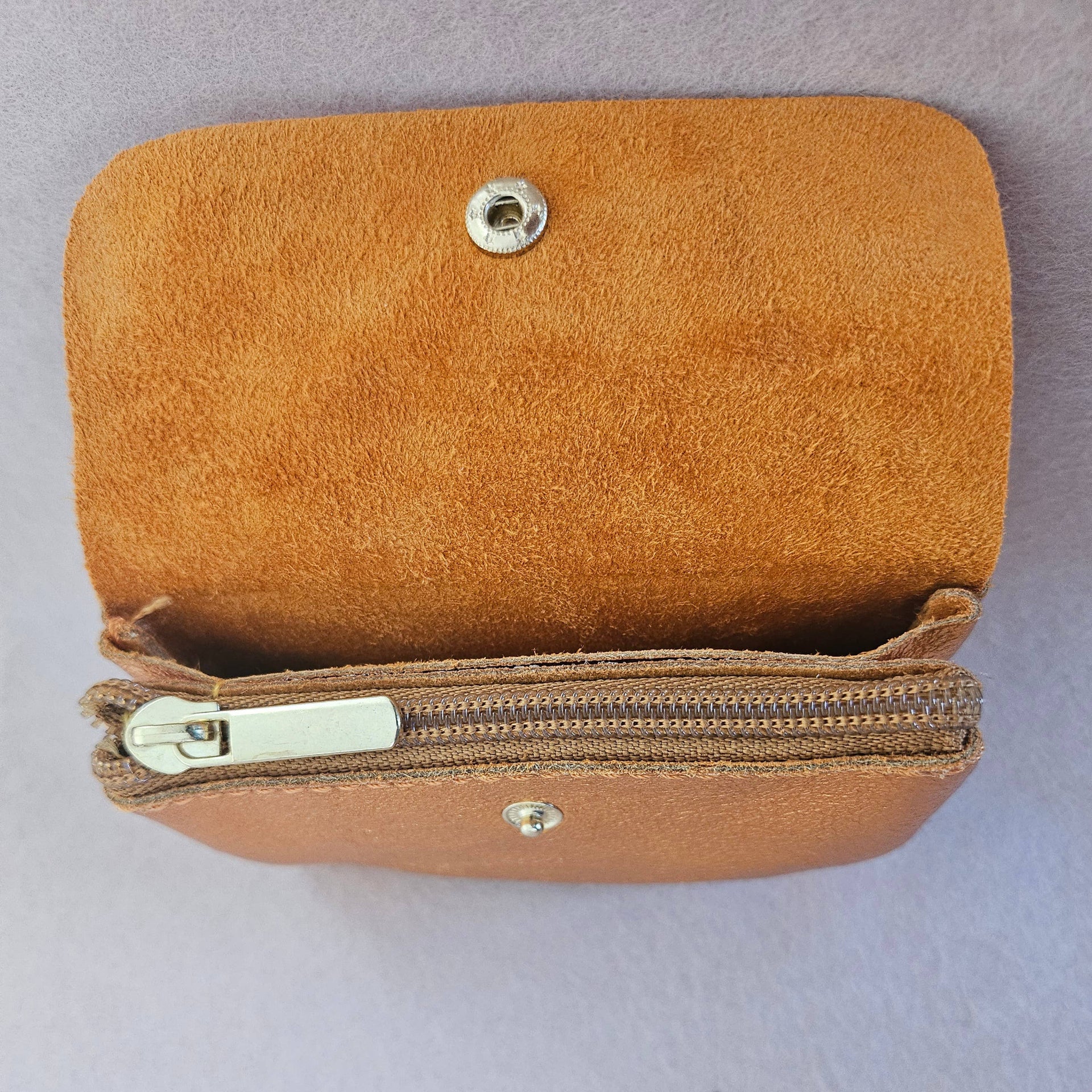 Royal Marais Metallic Leather Kangoo Wallet - Yellow