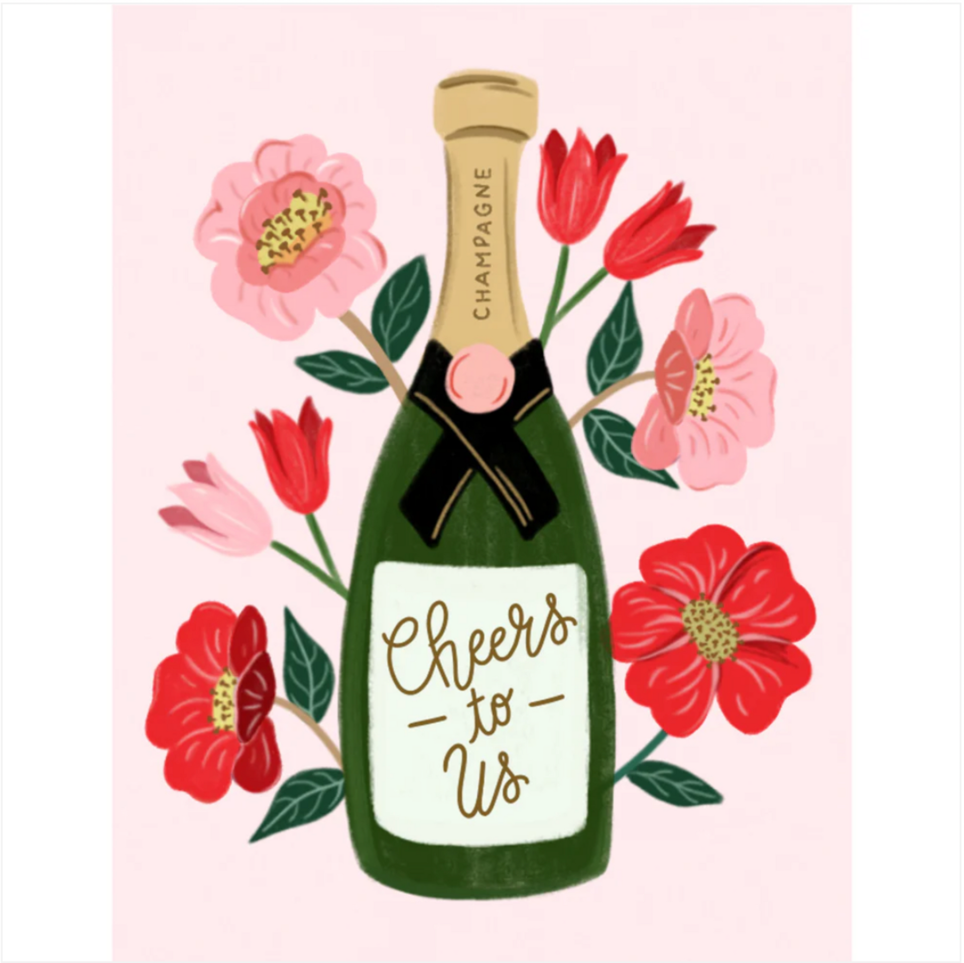 Paige & Willow Cheers to Us Card