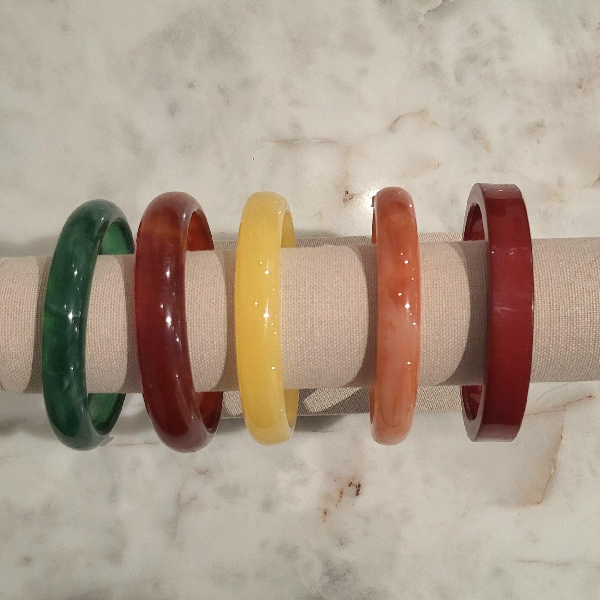 Bakelite Vintage Bangles (small) -from Paris