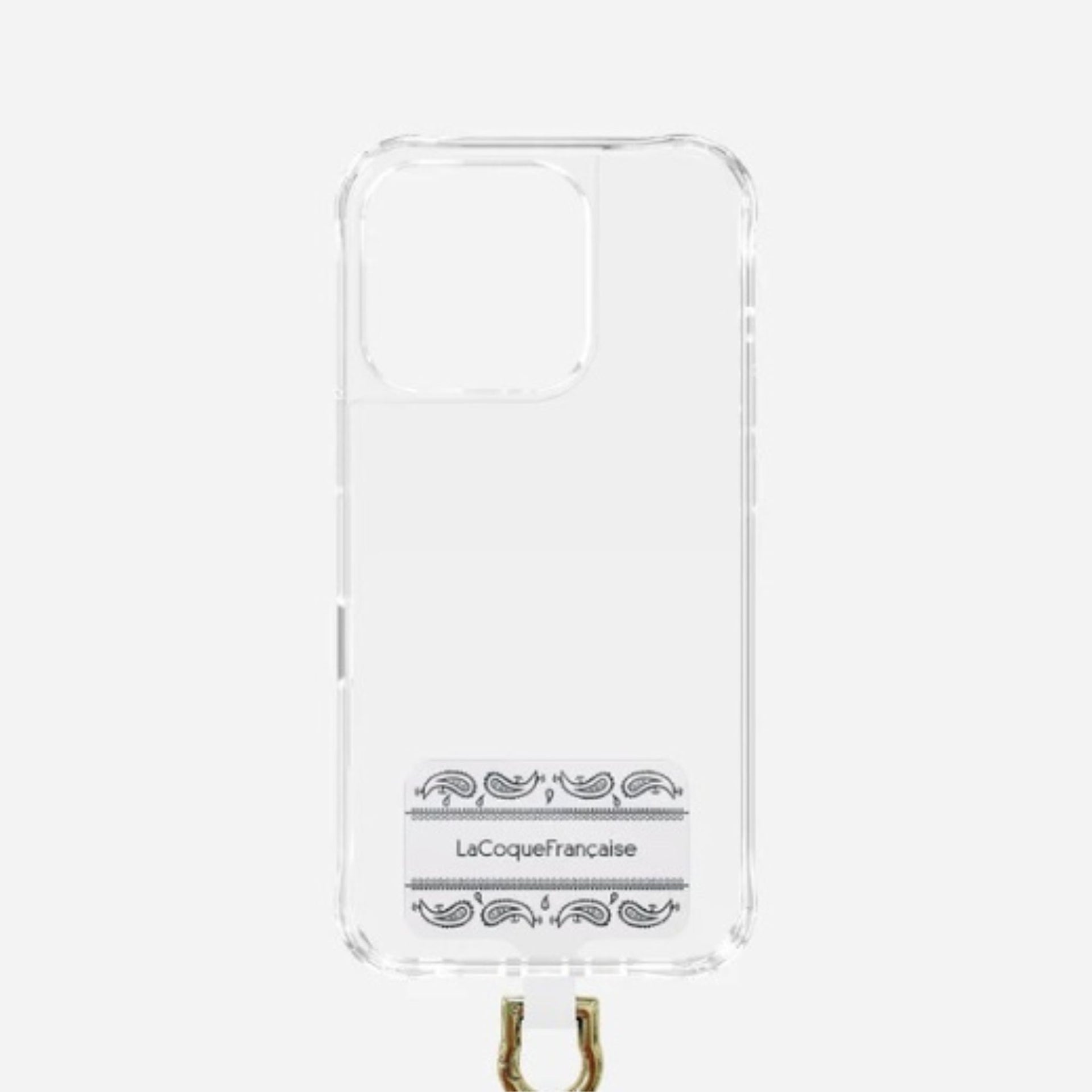 La Coque Francaise Universal Phone Chain Adapter - White Bandana