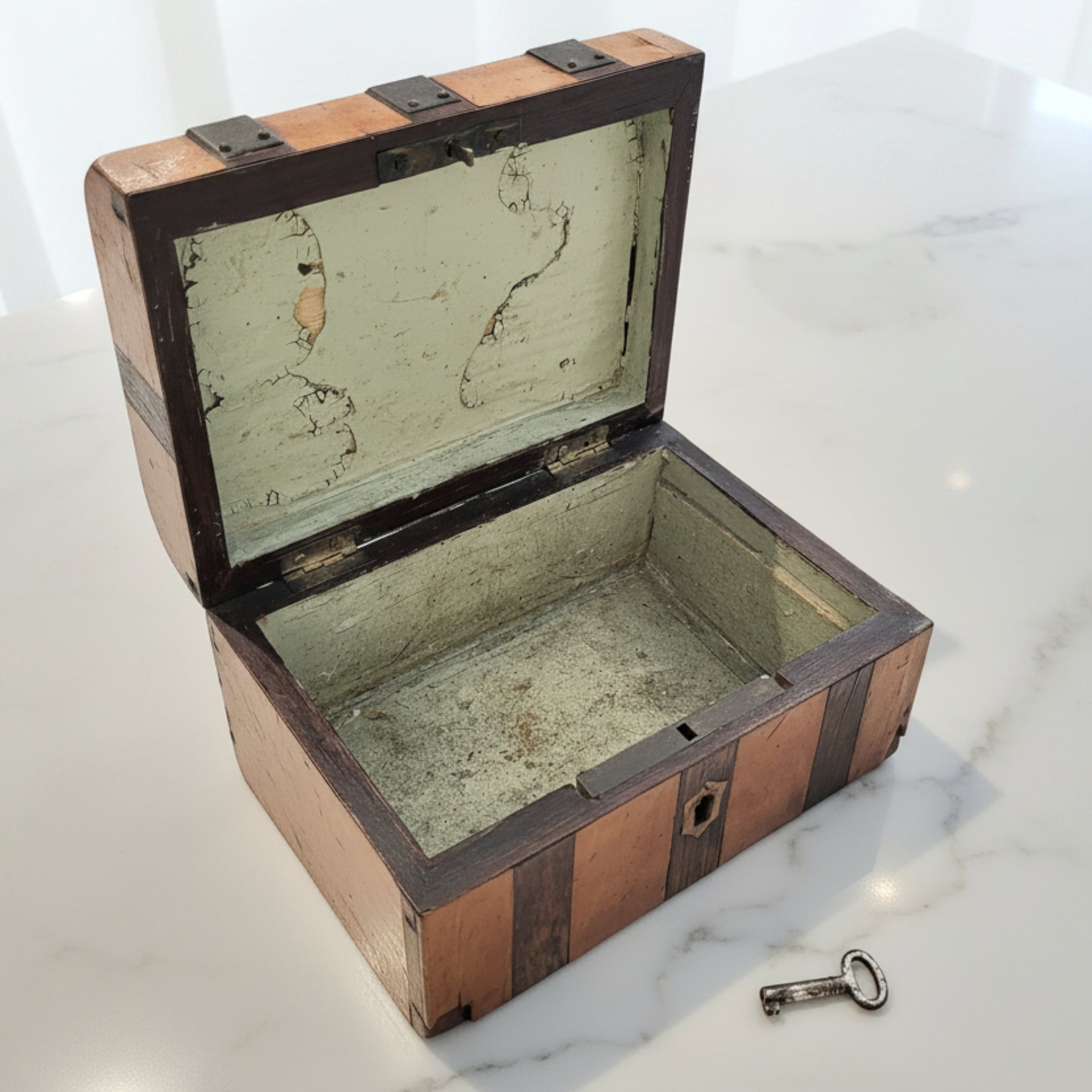 Vintage Small Wooden Box - from Paris